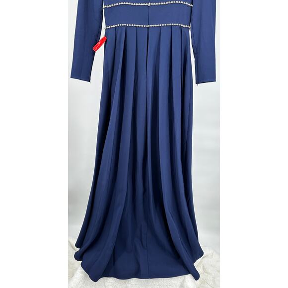 Mac‎ Duggal [ 6 ] A Line Rhinestone Waist Evening Gown #55705 - Picture 10 of 11